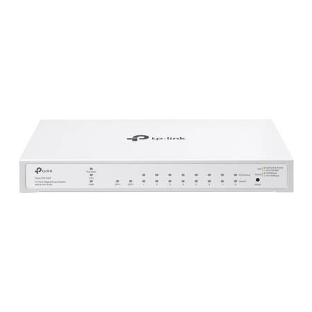 Комутатор TP Link Festa FS310GP 10-портов Gigabit Smart Switch с 8-портов PoE+