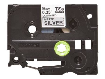 BROTHER P-Touch TZE-M921 black on silver-matte 9mm 8m