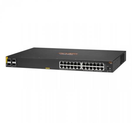 HPE Aruba Networking CX 6000 24G Class4 PoE 4SFP 370W Switch