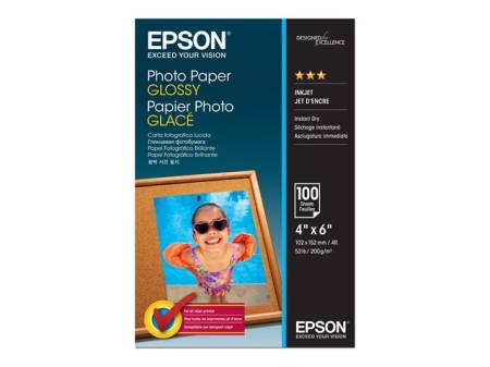 EPSON Photo paper glossy 100x150mm 100 sheets 1-pack