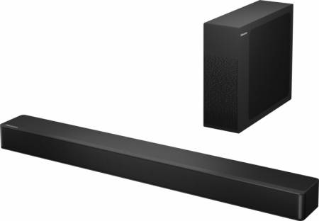 Hisense HS2100 2.1 Ch 240W Sound Bar with Wireless Subwoofer - DTS Virtual X