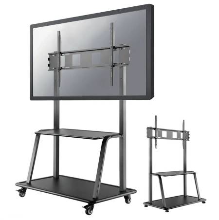 Neomounts Mobile Flat Screen Floor Stand (stand+trolley) (height: 137-162 cm) box 1&2