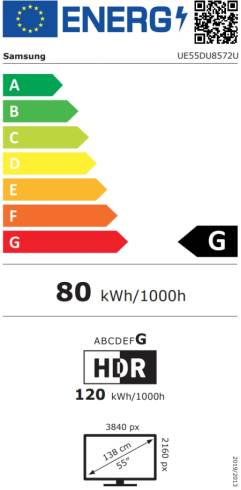 Samsung 55" 55DU8572 AI 4K UHD LED TV