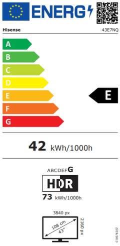 Hisense 43" E7NQ