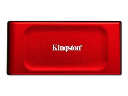 KINGSTON XS1000R 1TB SSD Pocket-Sized USB 3.2 Gen 2 External Solid State Drive Red