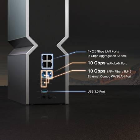 Рутер Wi-Fi 7 TP-Link Archer BE800 BE19000 3-лентов