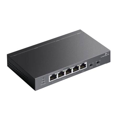 5-портов гигабитов настолен PoE+ комутатор с 1-портов PoE++ вход и 4-портов PoE+изход TP-Link TL-SG1005P-PD
