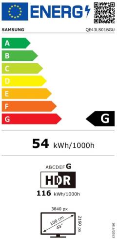 Samsung 43" 43LS01 SERIF QLED 4K  SMART 4xHDMI