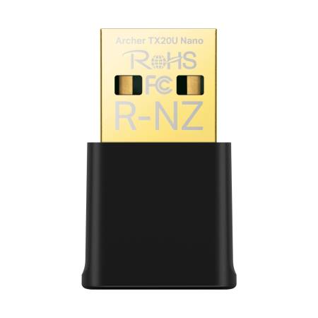 Безжичен USB 2-лентов адаптер TP-Link Archer TX20U Nano AX1800