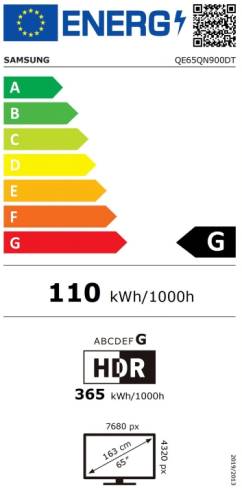Samsung 65" 65QN900D AI 8K QLED