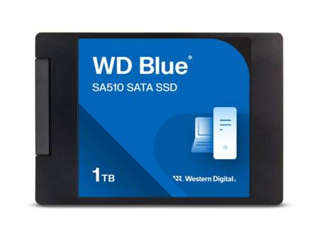 WD Blue SA510 SSD 1TB SATA III 6Gb/s cased 2.5inch 7mm internal single-packed