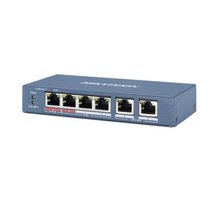 HikVision 6 Port Fast Ethernet Unmanaged POE Switch