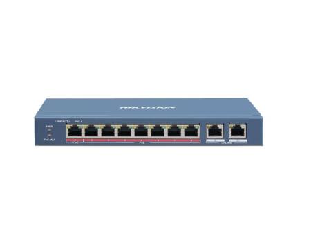 HikVision 10 Port Fast Ethernet Unmanaged POE Switch
