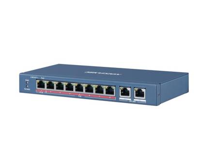 HikVision 10 Port Fast Ethernet Unmanaged POE Switch