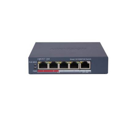HikVision 5 Port Fast Ethernet Smart POE Switch