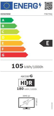 Hisense 75" E7NQ