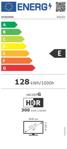 Hisense 85" A6N