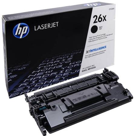 HP 26X High Yield Black Original LaserJet Toner Cartridge (CF226X)