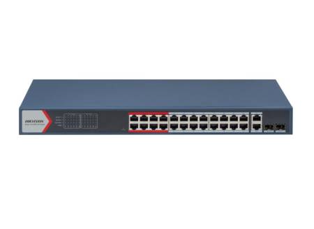 HikVision 26 Port Fast Ethernet Smart POE Switch