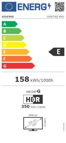 Hisense 100" E7NQ Pro