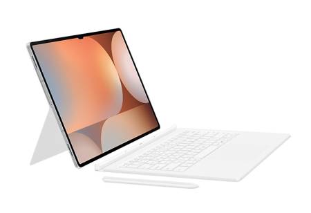 Samsung Tab S10 Ultra/S9 Ultra Book Cover Keyboard Slim White