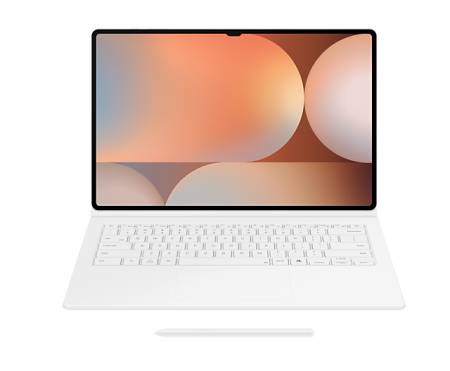 Samsung Tab S10 Ultra/S9 Ultra Book Cover Keyboard Slim White