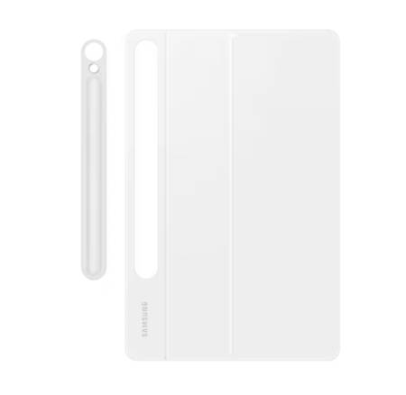 Samsung Tab S9/S9 FE Book Cover Keyboard White