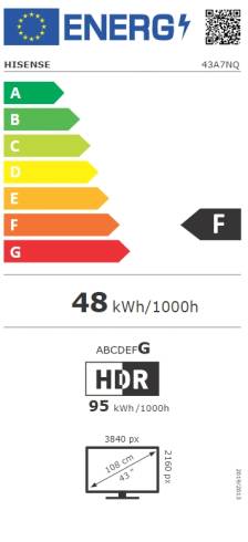 Hisense 43" A7NQ
