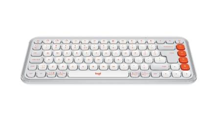 Logitech Pop Icon Keys - White - US INT'L - BT - N/A - INTNL-973