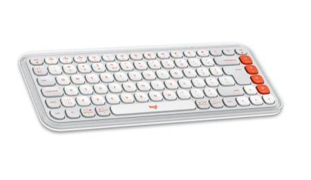 Logitech Pop Icon Keys - White - US INT'L - BT - N/A - INTNL-973
