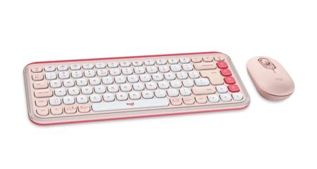 Logitech Pop Icon Combo - Rose - US INT'L - BT - N/A - INTNL-973