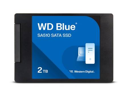 WD Blue SA510 SSD 2TB SATA III 6Gb/s cased 2.5inch 7mm internal single-packed