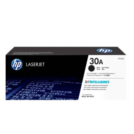 HP 30A Black Original LaserJet Toner Cartridge (CF230A)