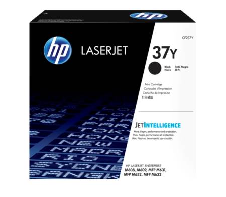 HP 37Y Extra High Yield Black Original LaserJet Toner Cartridge (CF237Y)