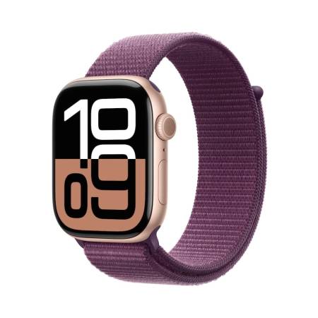 Apple Watch S10 GPS 42mm Rose Gold Alu Case with Plum 