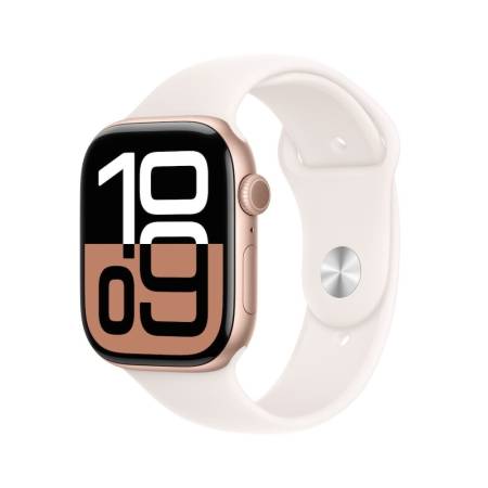 Apple Watch S10 Cellular 42mm Rose Gold Alu Case with Light Blush Sport Band - M/L