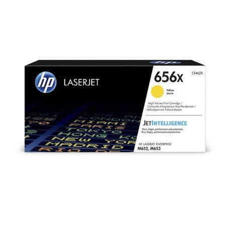 HP 656X High Yield Yellow Original LaserJet Toner Cartridge (CF462X)