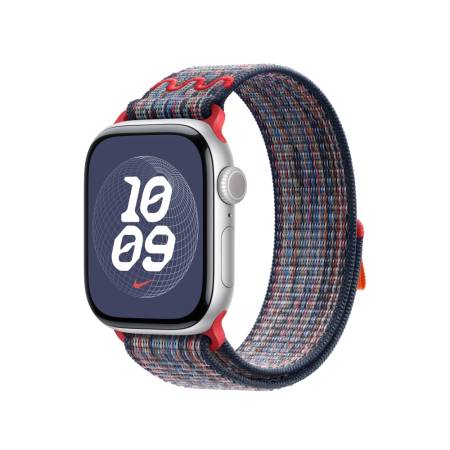Apple Watch 40mm Nike Sport Loop: Blue/Red Nike Sport Loop