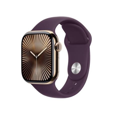 Apple Watch 42mm Sport Band: Plum Sport Band - S/M (Seasonal)