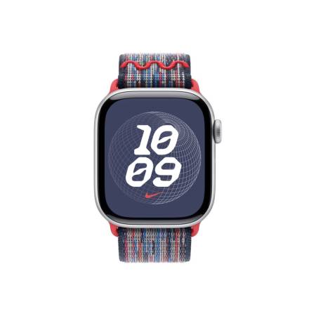 Apple Watch 42mm Nike Sport Loop: Blue/Red Nike Sport Loop