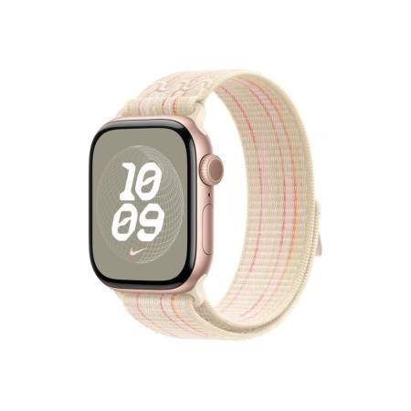 Apple Watch 42mm Nike Sport Loop: Starlight/Pink Nike Sport Loop
