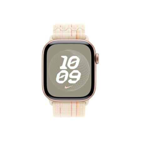 Apple Watch 42mm Nike Sport Loop: Starlight/Pink Nike Sport Loop