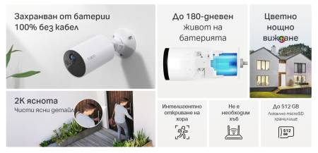 Безжична охранителна Wi-Fi камера TP-Link TC82