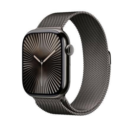 Apple Watch 46mm Milanese Loop: Slate Milanese Loop - S/M