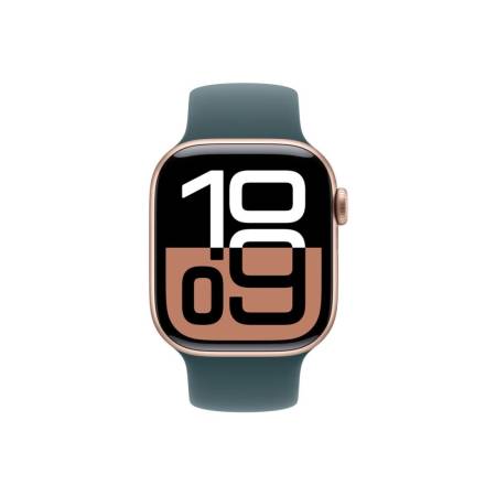 Apple Watch 46mm Sport Band: Lake Green Sport Band - S/M (Seasonal)
