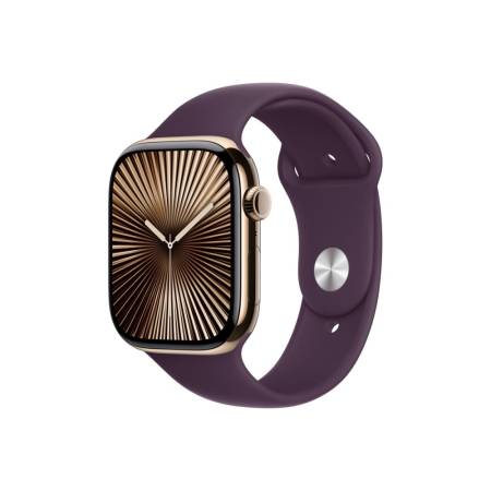 Apple Watch 46mm Sport Band: Plum Sport Band - S/M (Seasonal)