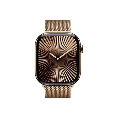 Apple Watch 46mm Milanese Loop: Gold Milanese Loop - M/L