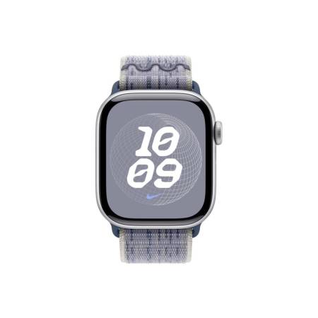 Apple Watch 46mm Nike Sport Loop: Grey/Blue Nike Sport Loop