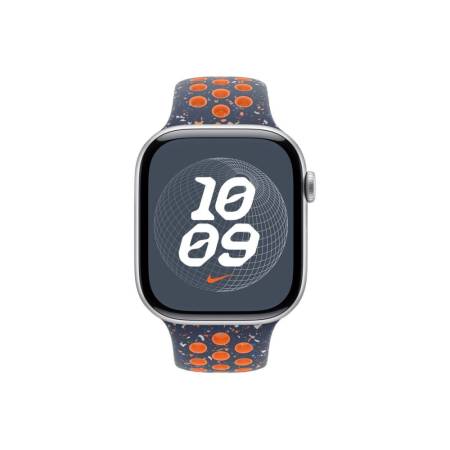 Apple Watch 46mm Nike Sport Band: Blue Flame Nike Sport Band - M/L