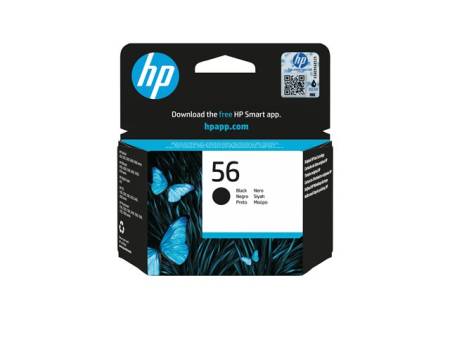 HP 56 original Ink cartridge C6656AE UUS black high capacity 19ml 520 pages 1-pack